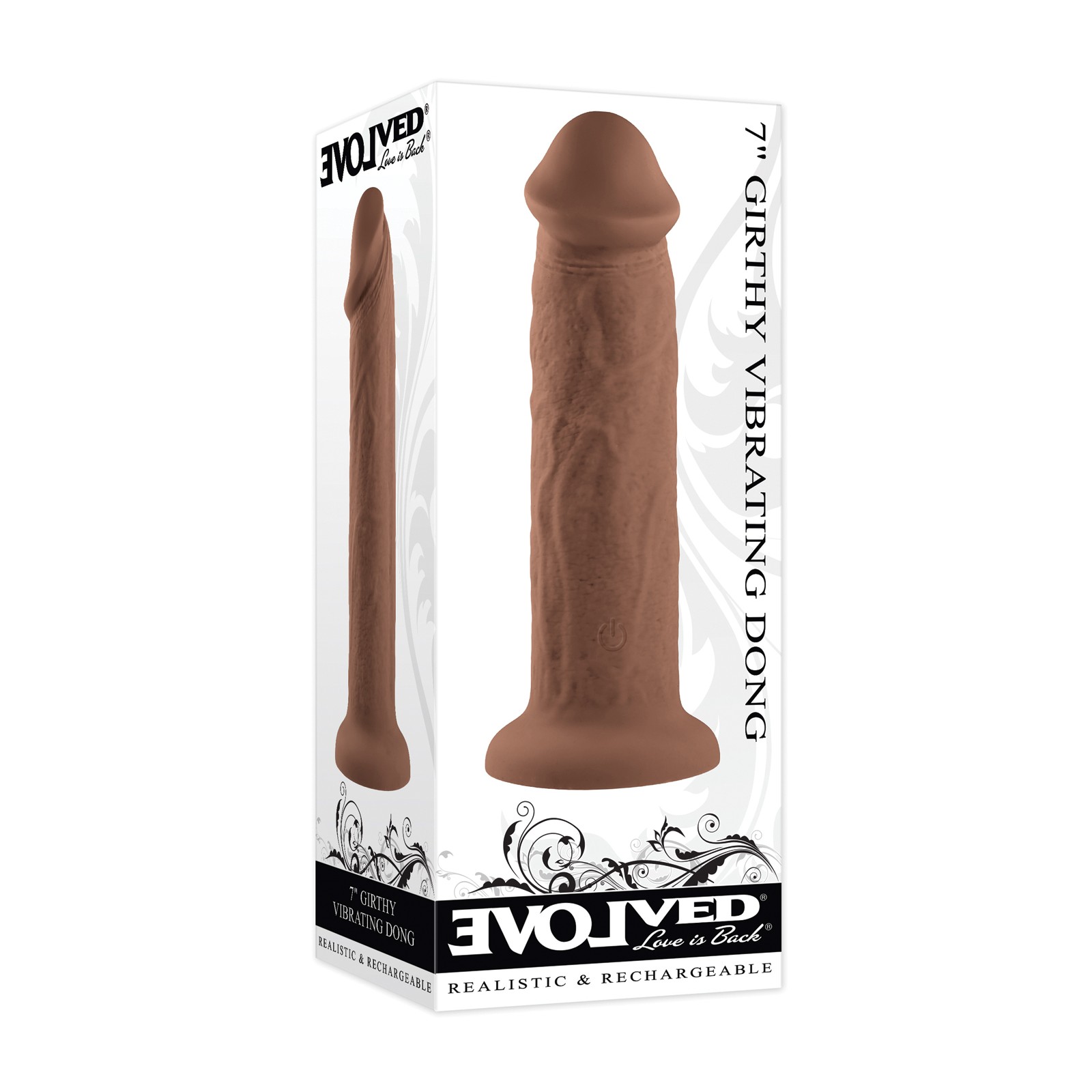 Evolved Girthy Vibrating Dong 7 Inch