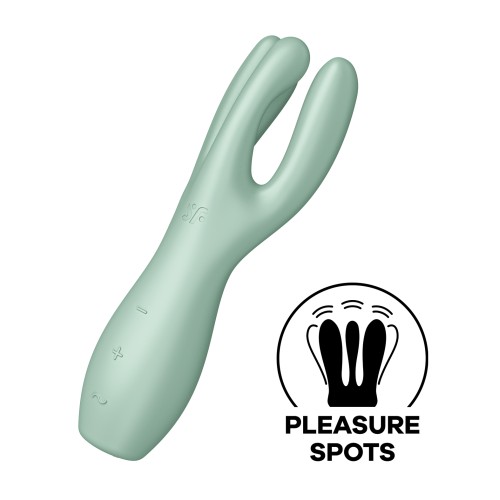 Vibrador Satisfyer Threesome 3 Menta