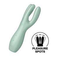 Vibrador Satisfyer Threesome 3 Menta