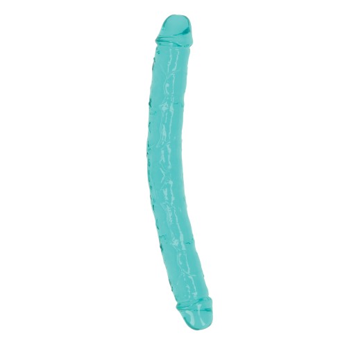 Dildo Doble RealRock de Cristal Claro - 13 pulgadas