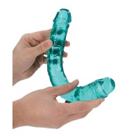 Dildo Doble RealRock de Cristal Claro - 13 pulgadas