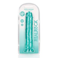 Dildo RealRock Cristalino de 10 pulgadas