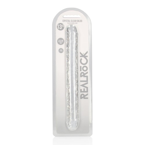 Shots RealRock 13" Transparent Double Dildo