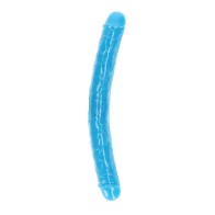 Dildo Doble Azul Neón - Brilla y Juega