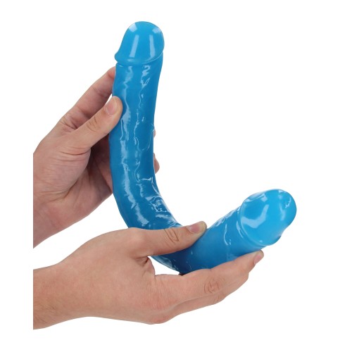 Dildo Doble Azul Neón - Brilla y Juega