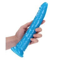 Dildo Delgado RealRock de 10 Pulgadas - Que Brilla en la Oscuridad