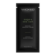 Wicked Sensual Care Sage Sea Salt Massage Cream - Luxurious Experience