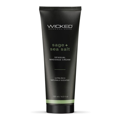 Crema de Masaje Wicked Sensual Care Salvia Sal Marina 4 oz