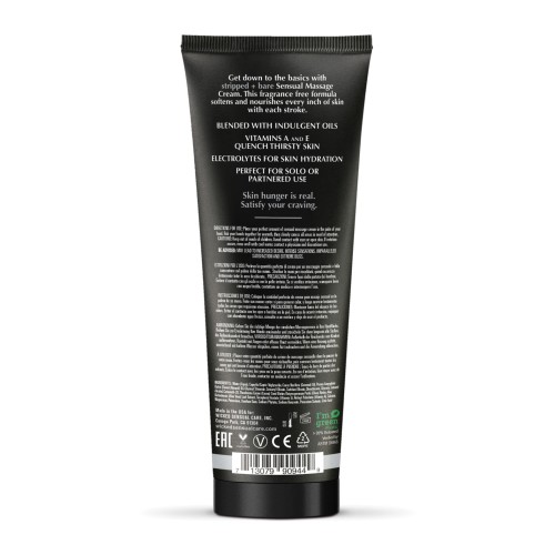 Wicked Stripped & Bare Massage Cream 4 oz