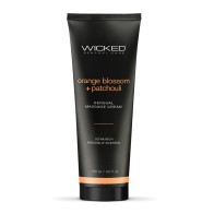 Crema de Masaje Wicked Sensual Care Flor de Naranja y Pachuli - 4 oz