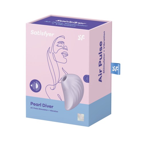 Satisfyer Pearl Diver - Waterproof Clitoral and G-spot Stimulator