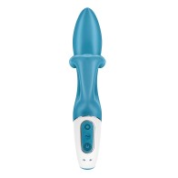 Satisfyer Embrace Me Rabbit Vibrator Turquoise