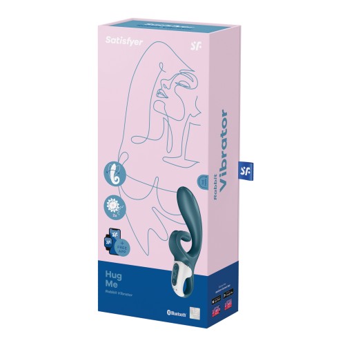 Satisfyer Hug Me Couples Vibrator - Grayblue