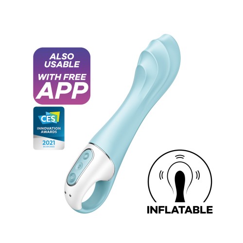 Vibrador Satisfyer Air Pump 5 - Azul Placer Definitivo