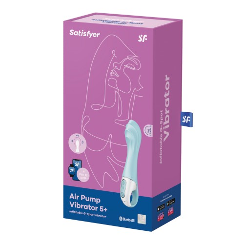 Satisfyer Air Pump Vibrator 5 - Blue Ultimate Pleasure