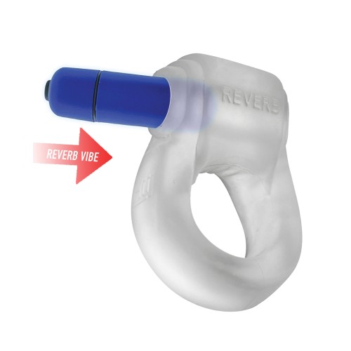 Anillo para el Pene Hunkyjunk REVRING con Vibrador - Claro