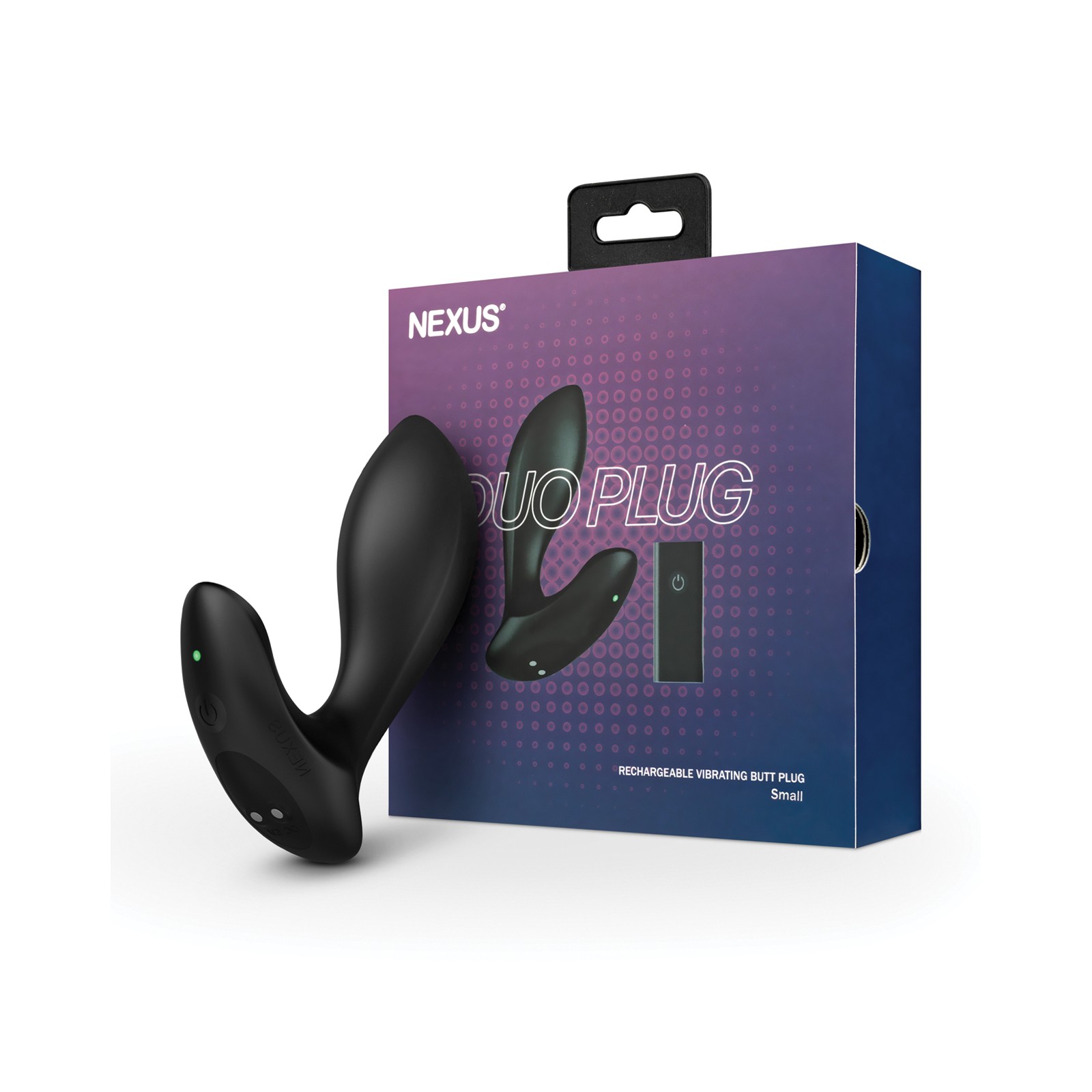 Nexus Duo Vibrating Butt Plug Black