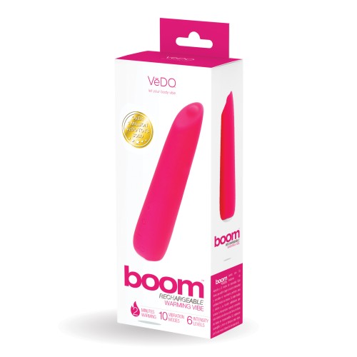 VeDO Boom Rechargeable Powerful Vibe in Pink