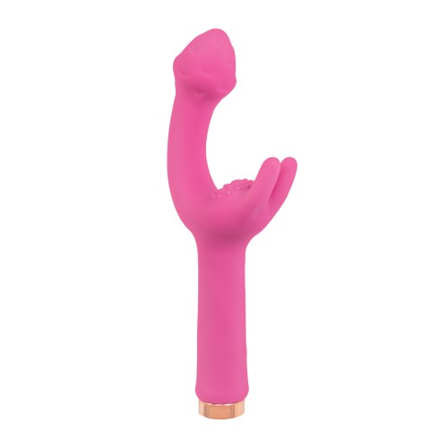 Mystique G Spot Vibrating Massager Pink Dual Stimulator