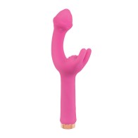 Mystique G Spot Vibrating Massager Pink Dual Stimulator