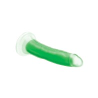 Dildo Curve Toys Lollicock - Placer que Brilla en la Oscuridad