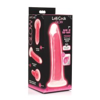 Dildo de Silicona Lollicock de 7 Pulgadas que Brilla en la Oscuridad