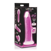 Glow In The Dark Lavender Silicone Dildo for Ultimate Pleasure