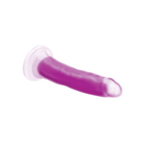 Dildo de Silicona Morado que Brilla en la Oscuridad para el Placer Máximo