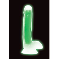 Curve Toys Lollicock 7 Glow In The Dark Silicone Dildo