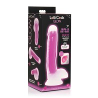 Curve Toys 7 Inch Glow In The Dark Dildo Purple