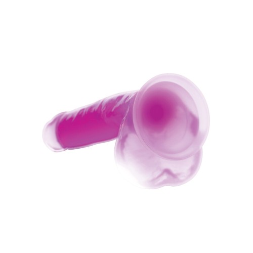 Curve Toys 7 Inch Glow In The Dark Dildo Purple