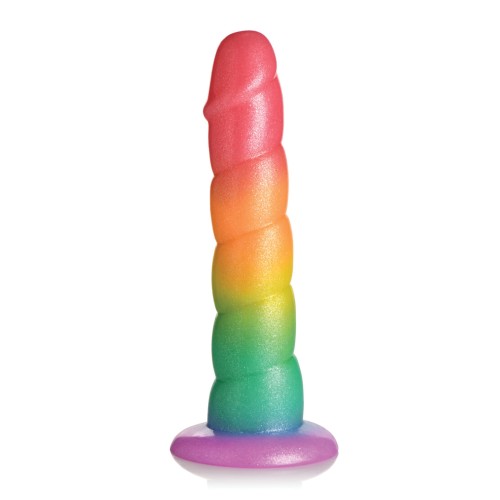 Dildo Arcoíris Simply Sweet de 6.5 Pulgadas - Curve Toys