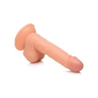 Pop Peckers 6.5" Dildo with Balls - Light