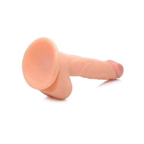 Pop Peckers 6.5" Dildo with Balls - Light