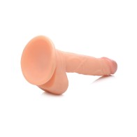 Pop Peckers 6.5" Dildo with Balls - Light