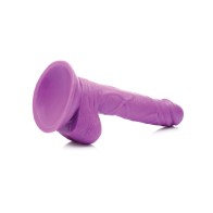 Pop Peckers 6.5" Dildo with Balls - Hands-Free Pleasure