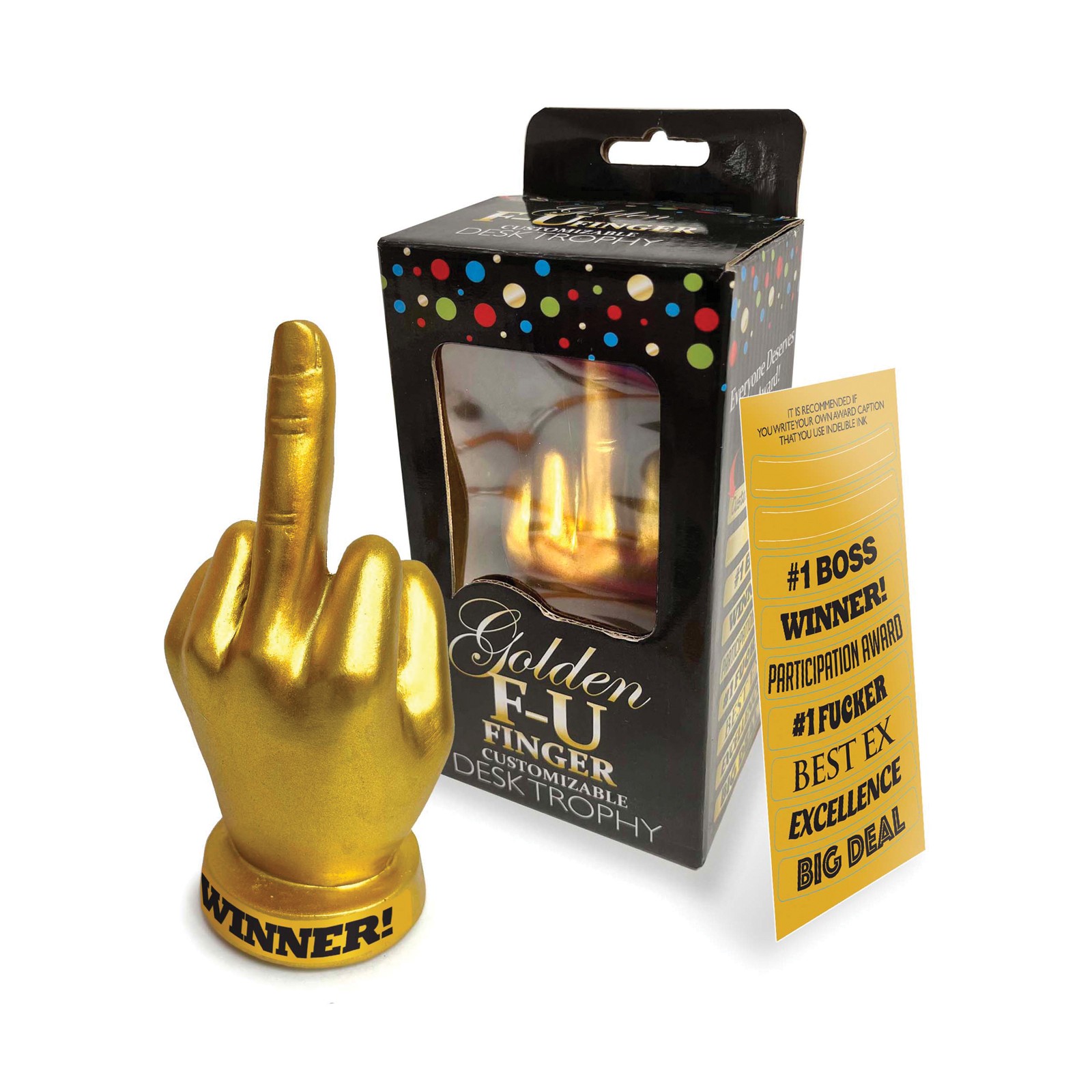 Troféo F-U Finger Dorado