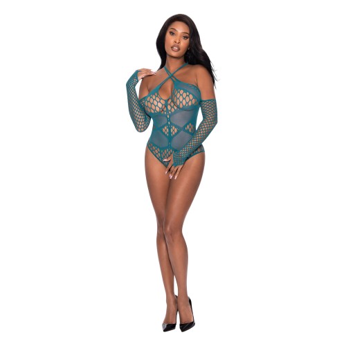 Seamless Long Sleeve Teddy for Sensual Nights