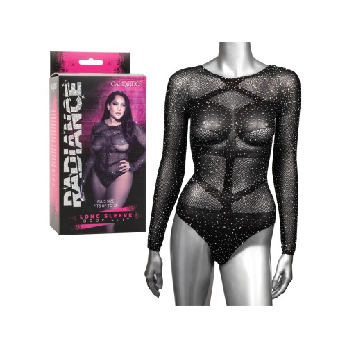 Body Suit Manga Larga Talla Plus Radiance