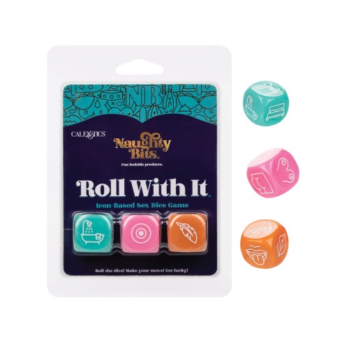 Juego de Dados Sexuales Naughty Bits Roll With It para Parejas