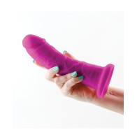 Dildo de Densidad Dual Colores Púrpura