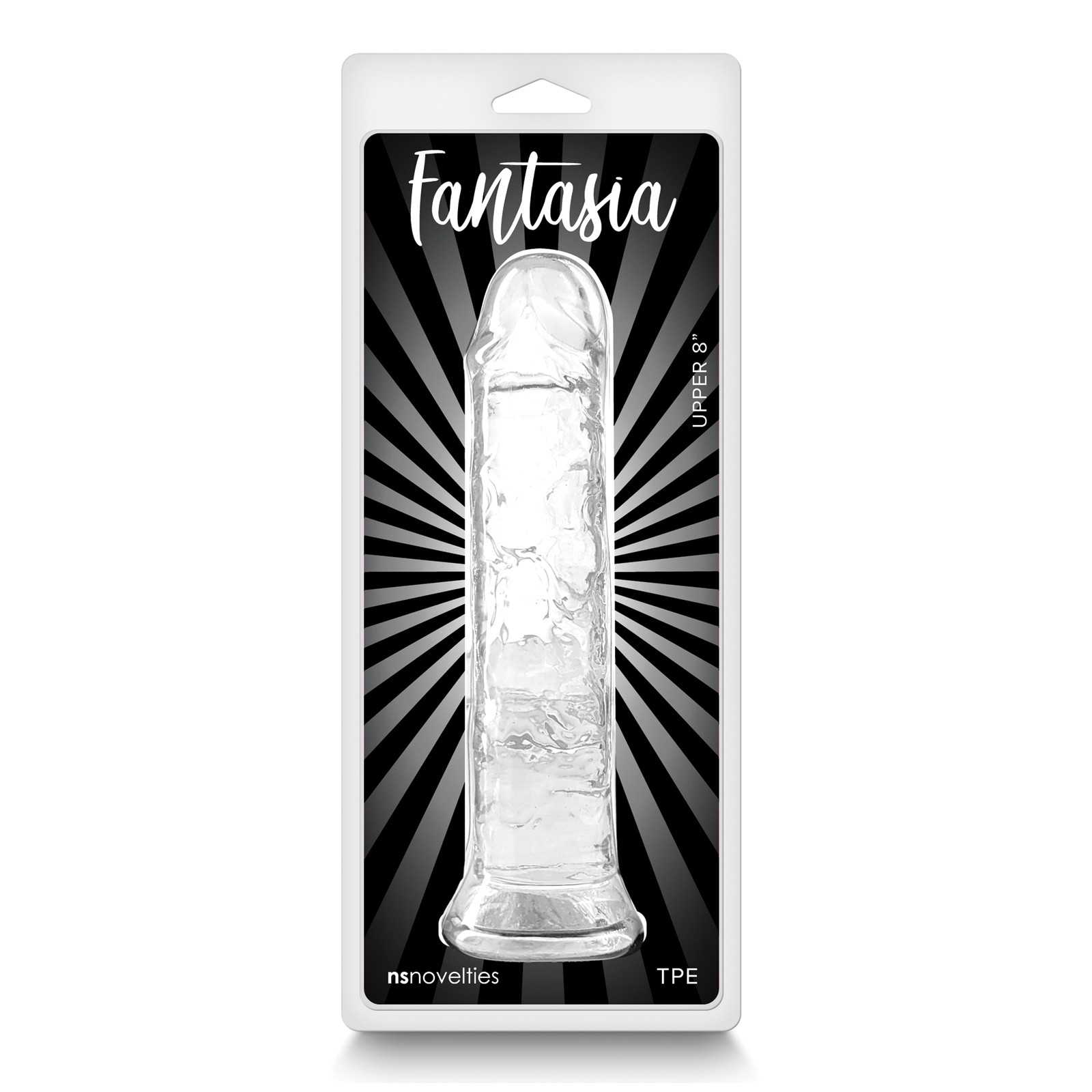 Dildo Fantasia Upper de 8" - Claro