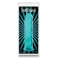 Dildo Fantasia 8 Pulgadas Verde Azulado