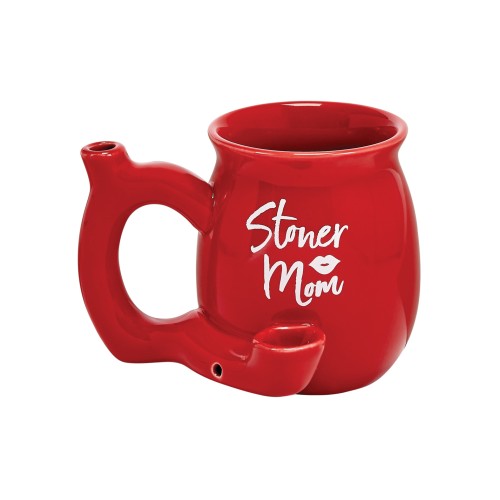 Taza Deluxe Mamá Stoner Roja