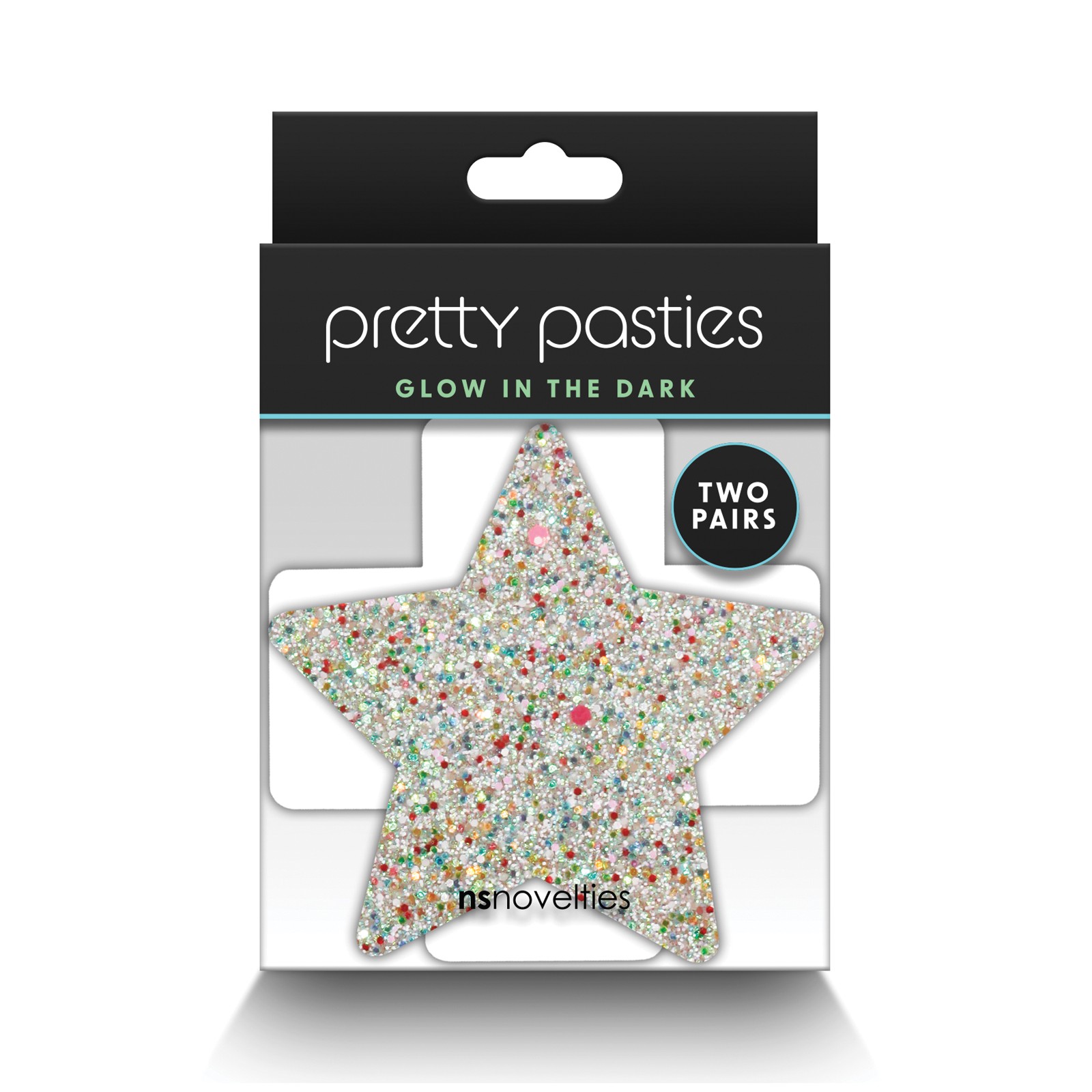 Pretty Pasties Star & Cross Glow - Fun Nipple Covers