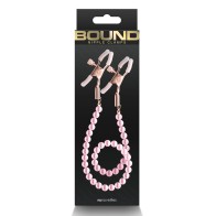 Bound DC1 Adjustable Nipple Clamps Pink