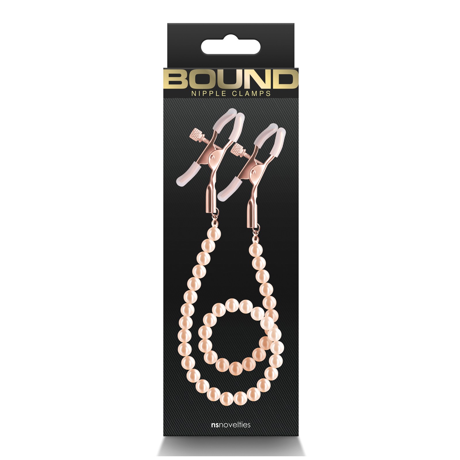 Bound Adjustable Nipple Clamps - Rose Gold