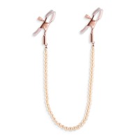 Bound Adjustable Nipple Clamps - Rose Gold