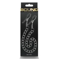 Bound DC2 Nipple Clamps - Gunmetal