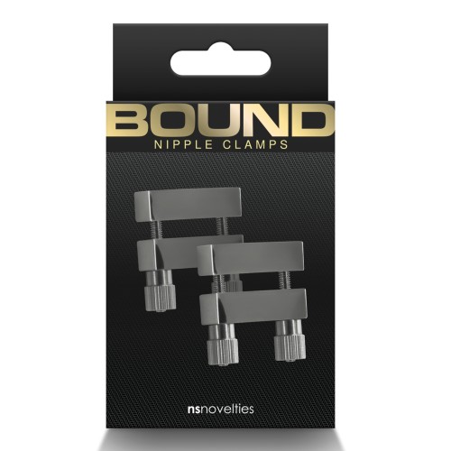 Pinzas para Pezones Ajustables Bound - Gunmetal